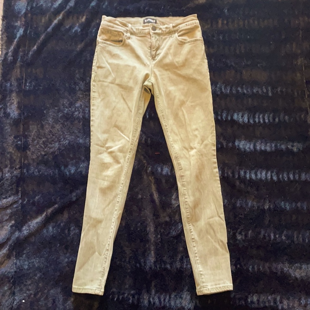 Army Green Skinny Jeans